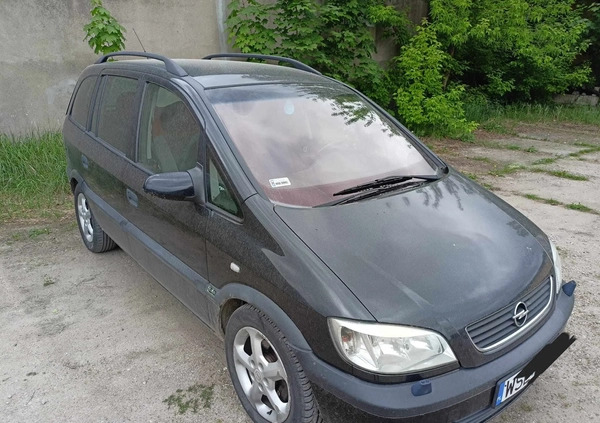 Opel Zafira cena 2700 przebieg: 272000, rok produkcji 2002 z Sierpc małe 56